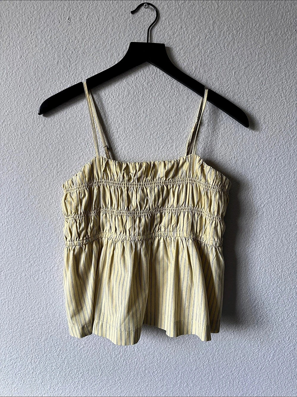 Abercrombie Kids Striped Camisole in Yellow & White Girls 15/16